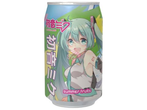 Kawaji Hatsune Miku Summer Fruits Soda 330ml 