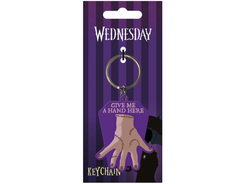 Rubber Keychain - Wednesday (Give Me A Hand)