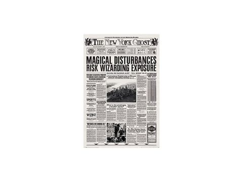 Fantastic Beasts The New York Ghost Maxi Poster, multicolour