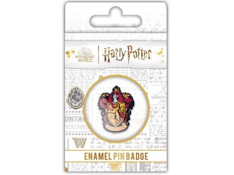HARRY POTTER Gryffindor Badge, Collectable Metal Enamel Pin - Official Merchandise