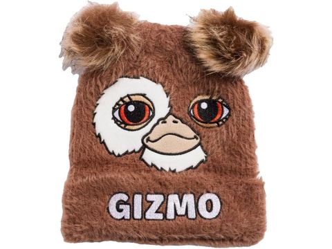 Heroes Inc Gremlins Gizmo Knitted Bobble Hat Brown