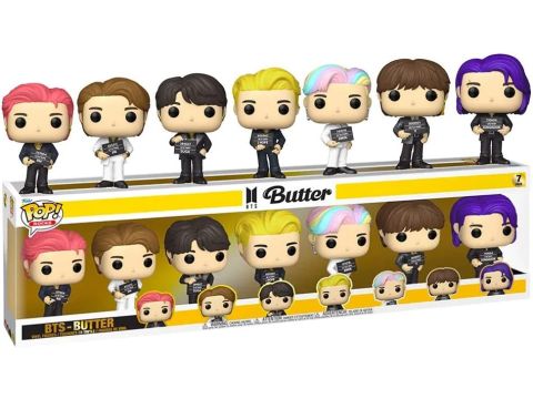 BTS: Butter POP! Rocks 7-Pack Vinyl Figures 9 cm
