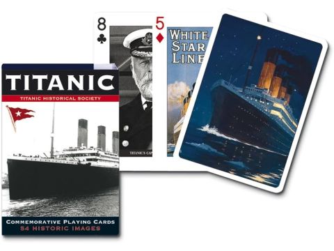 Gibsons Piatnik Titanic playing cards (single deck)