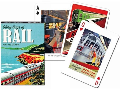 Railway playing cards