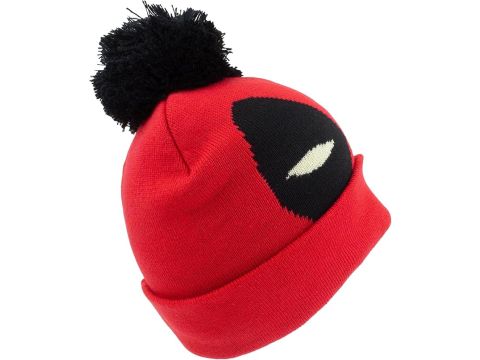 Deadpool Marvel Apparel Beanie Hat, red, One Size