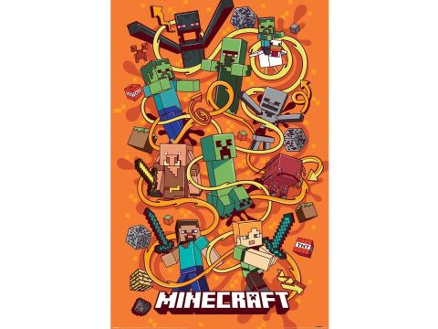 Minecraft Funtage Montage Maxi Poster