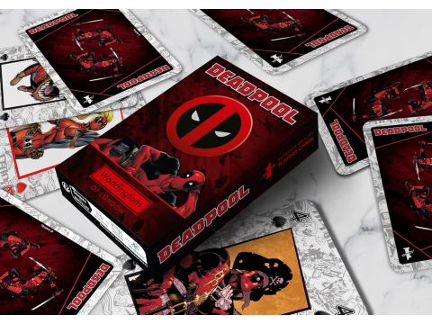 Deadpool Waddingtons Number 1 Playing Cards