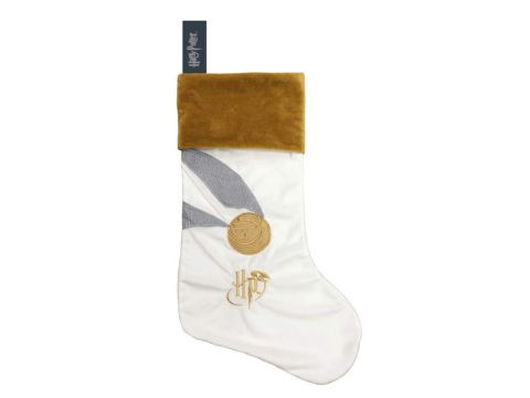 Harry Potter Golden Snitch Fleece Christmas Stocking