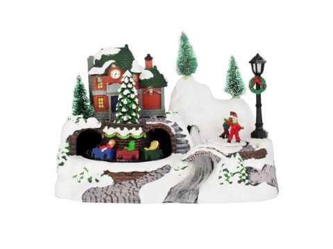 The Christmas Workshop Animated Train Ornament