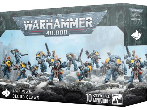 Games Workshop - Warhammer 40,000 - Space Wolves: Blood Claws 
