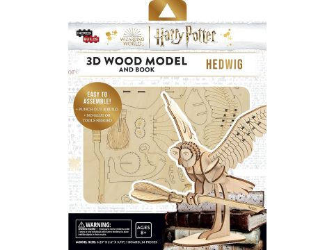 Hedwig 3D Model and Book 