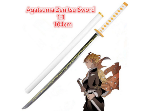 Demon Slayer Agatsuma Zenitsu Pvc Sword