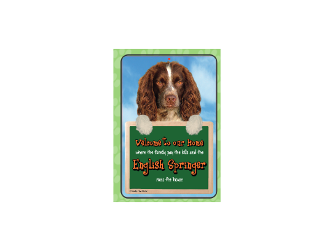 English Springer Welcome Hang-up