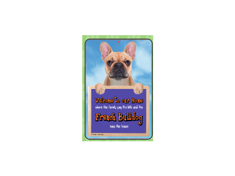 French Bulldog Welcome Hang-up