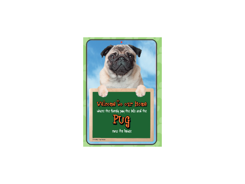 Pug Welcome Hang-up