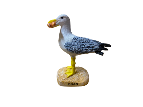Oban Seagull with Food Resin Ornament