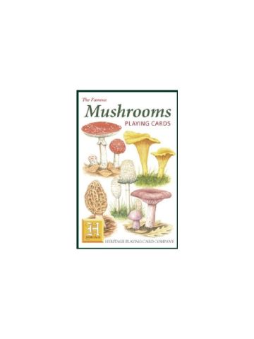 Heritage Playing Cards - Mushroom varieties Playing Cards