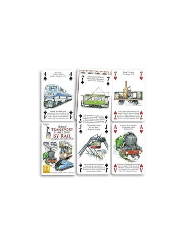 Heritage Playing Cards - History of Transport by Rail