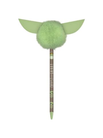 The Mandalorian Baby Yoda Fluffy Pen