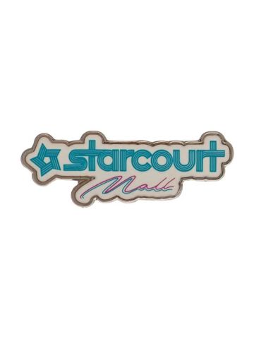 Stranger Things Enamel Button Badge with Starcourt Mall Design (1cm x 4cm) - Official Merchandise