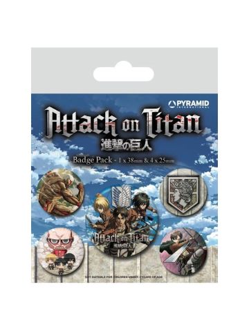 Attack on Titan Badge Pack Season 3