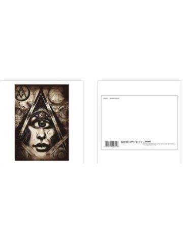 GOTH WITCH (OCCULT) POSTCARD PRINT A6 (1 CARD SUPPLIED)