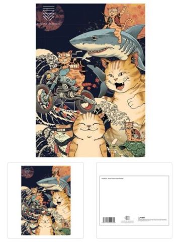 VINCENT TRINIDAD (CATANA MONTAGE) POSTCARD PRINT A6 (1 CARD SUPPLIED)