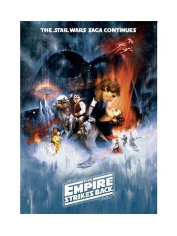 STAR WARS (EMPIRE STRIKES BACK) POSTCARD PRINT A6 (1 CARD SUPPLIED)