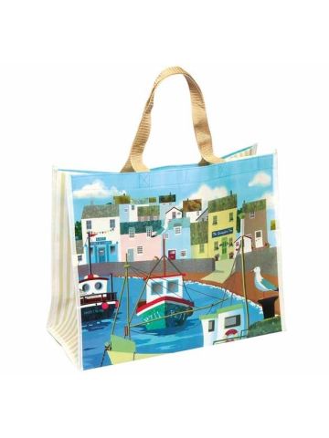 Harbour Scene Shopper Bag
