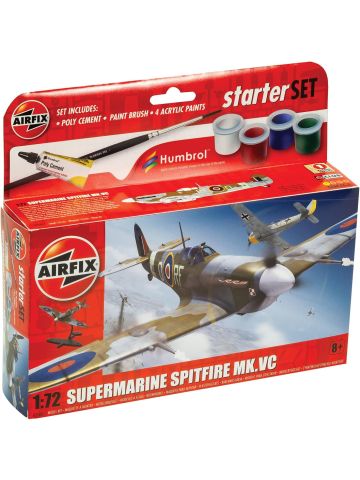 Airfix Starter Set - A55001 Supermarine Spitfire MkVc Model Building Kit