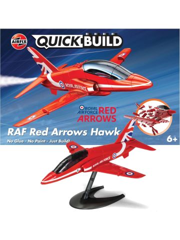 Airfix QUICKBUILD Model Aircraft Kits - Red Arrows Hawk
