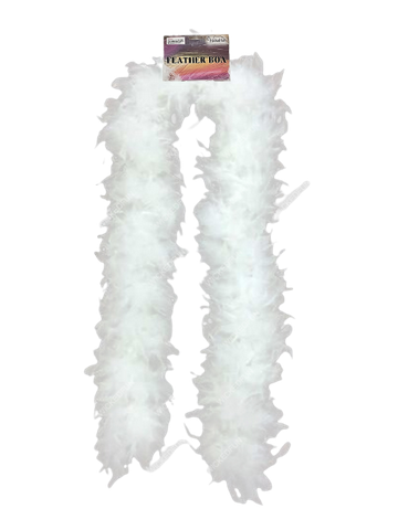 White Feather Boa 
