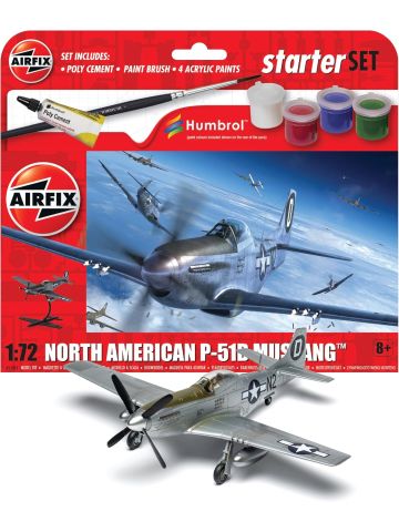 Airfix Starter Set - North American P-51D Mustang