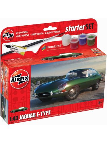 Airfix Starter Set - Jaguar E-Type Model Building Kit