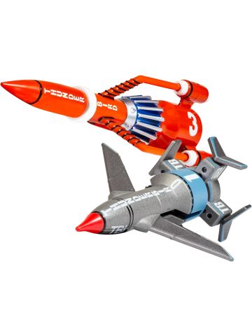 Corgi Diecast Model Cars - Thunderbirds F.A.B. Collection Thunderbird 1 and 3