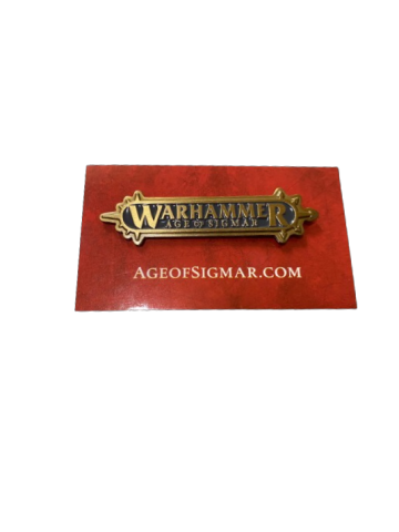 Warhammer Age of Sigmar Metal Pin Badge
