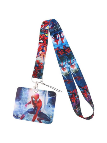 Spider Man Lanyard ID Badge Holder