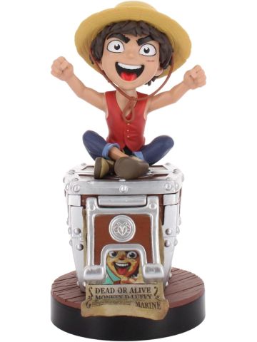 Cable Guys - One Piece Luffy Wanted Poster Gaming Accessories & Phone Holder 