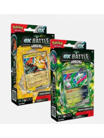 Pokemon TCG: ex Battle Deck (Tapu Koko ex OR Iron Leaves ex) ***(1 SUPPLIED)***