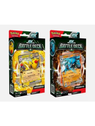 Pokemon Tcg Lucario OR Ampharos Ex Battle Deck ***(1 SUPPLIED)***