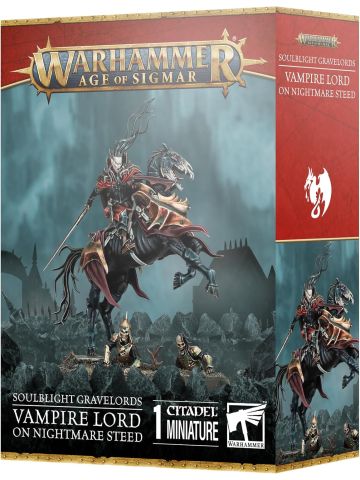 Games Workshop - Warhammer - Age of Sigmar - Soulblight Gravelords: Vampire Lord on Nightmare Steed
