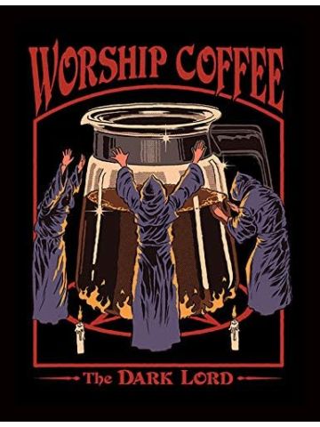 Steven Rhodes Worship Coffee Framed Official Print