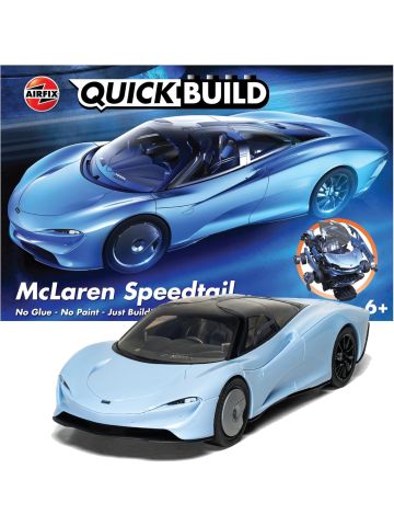 Airfix QUICKBUILD Model Car Kit - McLaren Speedtail Blue