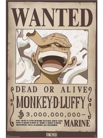 One Piece Wanted Luffy Wano 61 x 91.5cm / 24.2 x 35.8 inches Maxi Poster 