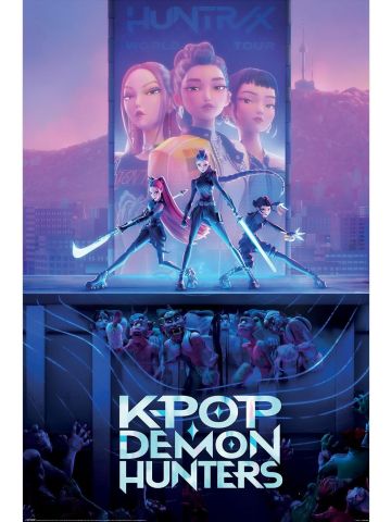 K-POP DEMON HUNTERS (KEY ART) MAXI POSTER 91.5cm x 61cm 