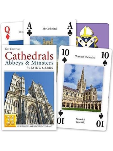 Cathedrals of England & Wales Set Of 52 Playing Cards + Jokers