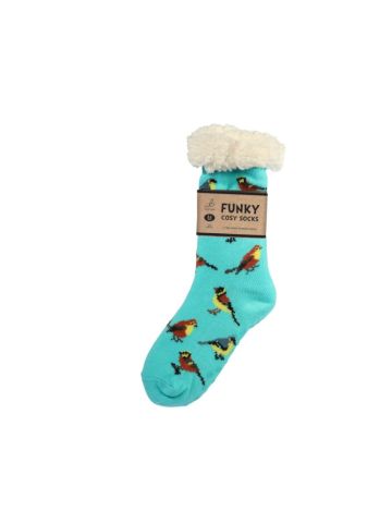 Sherpa Socks - Garden Birds