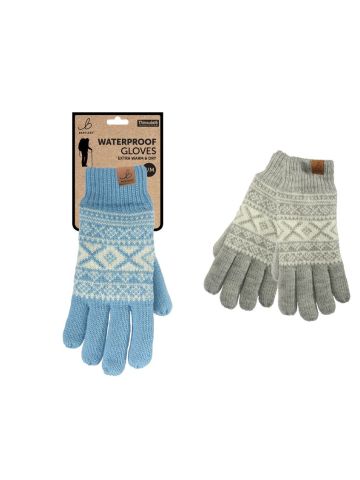 Patterned Waterproof Gloves (1 PAIR SUPPLIED)