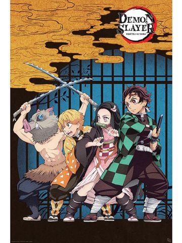 Demon Slayer Group Maxi Poster