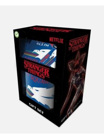 Stranger Things Mug, Coaster and Keychain Gift Set